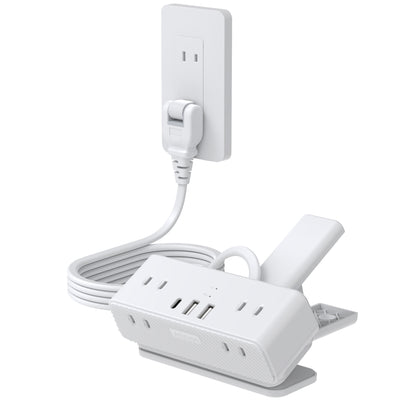 MSCIEN 延長コード クリップ付 取り外す可 180度回転プラグ(9-in-1 USB-C×1 USB-A×2)
