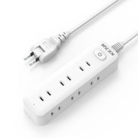 MSCIEN 延長コード スイッチ付 180度回転プラグ (9-in-1 ）