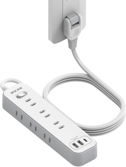 MSCIEN 延長コード スイッチ付 180度回転プラグ(12-in-1 USB-C×1 USB-A×2)）