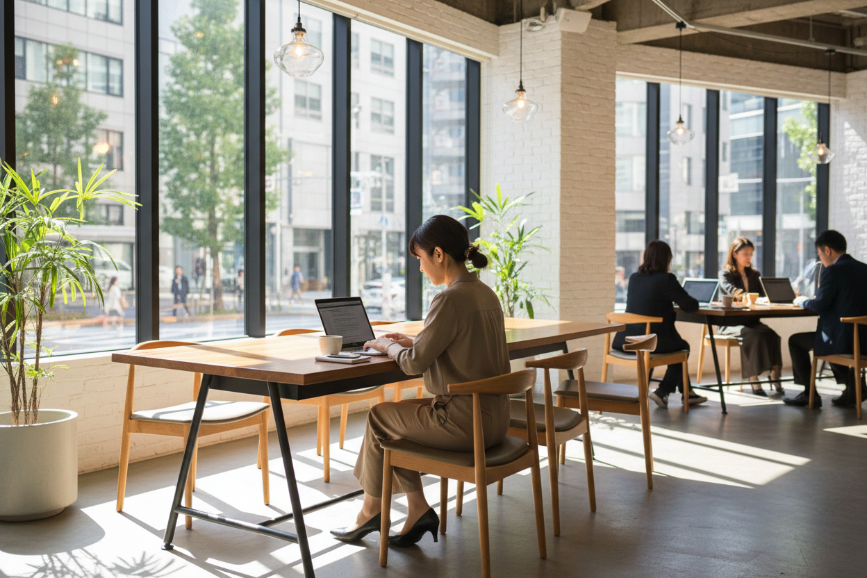 Coworking Spaces（コワーキングスペース）｜多様な働き方をサポートする多機能な卓上充電ステーション