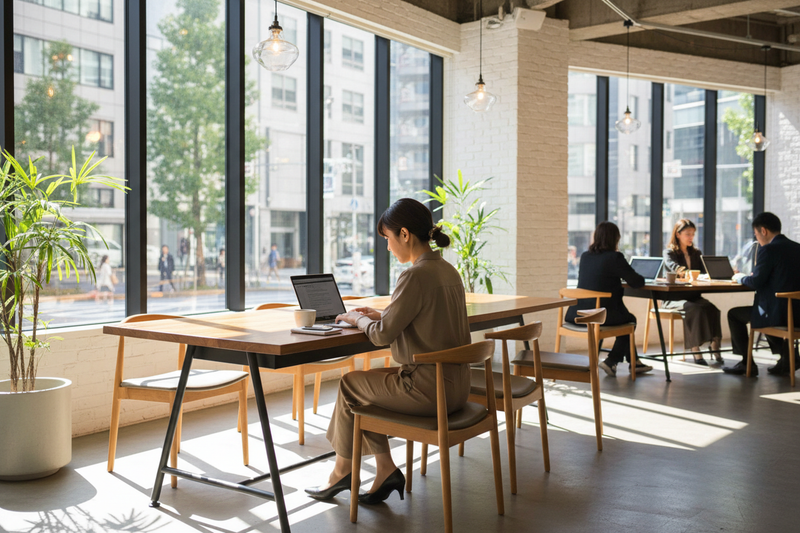 Coworking Spaces（コワーキングスペース）｜多様な働き方をサポートする多機能な卓上充電ステーション