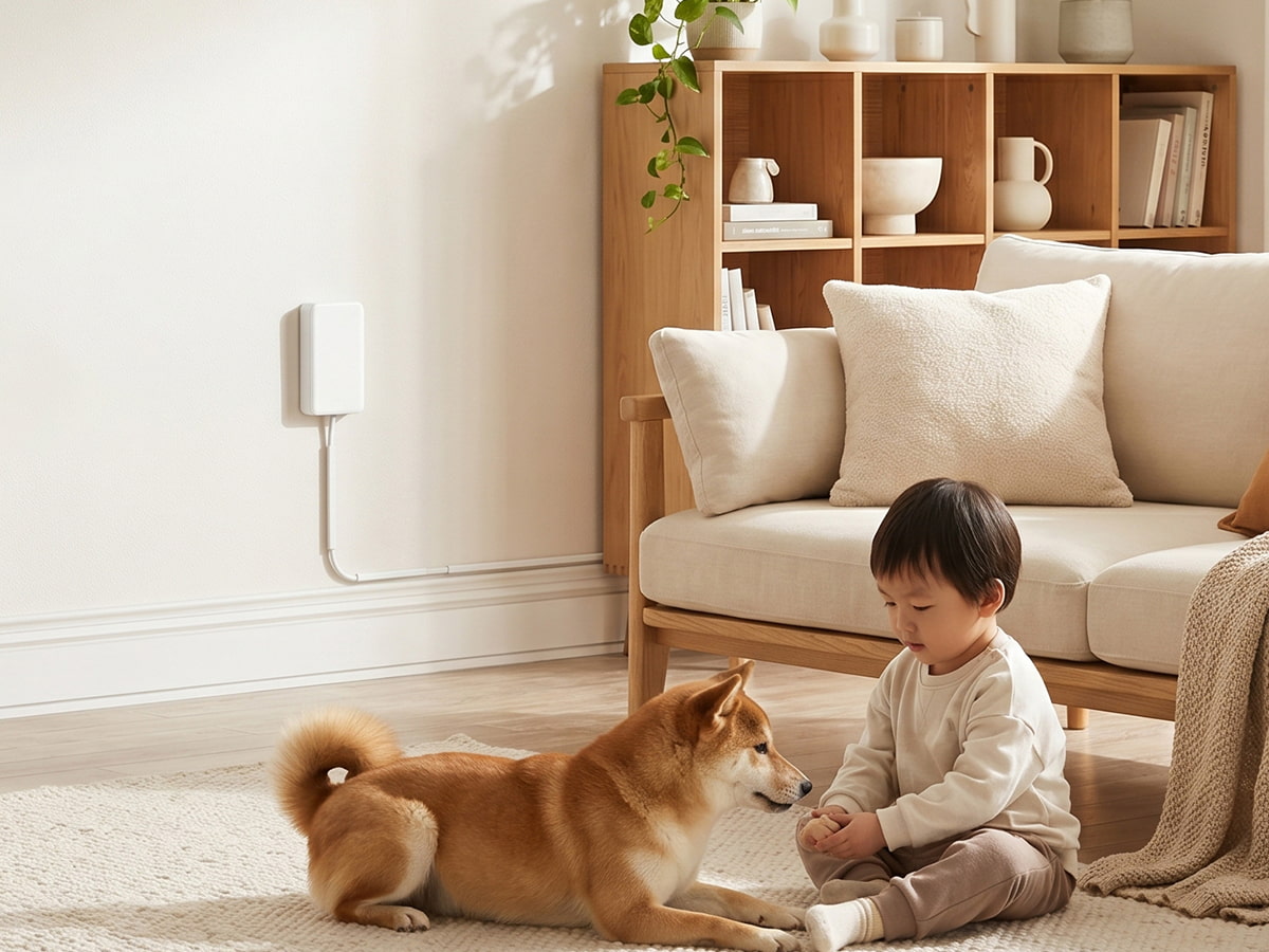 Mscien 大切な子供やペットを守る安全設計｜ホコリ防止シャッター付きで感電や火災を防ぐMscienの安心コンセントタップ