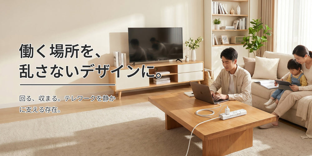 テレワーク環境を整えたい方へ｜自宅の在宅勤務デスクに最適なUSBポート付き卓上充電ステーション